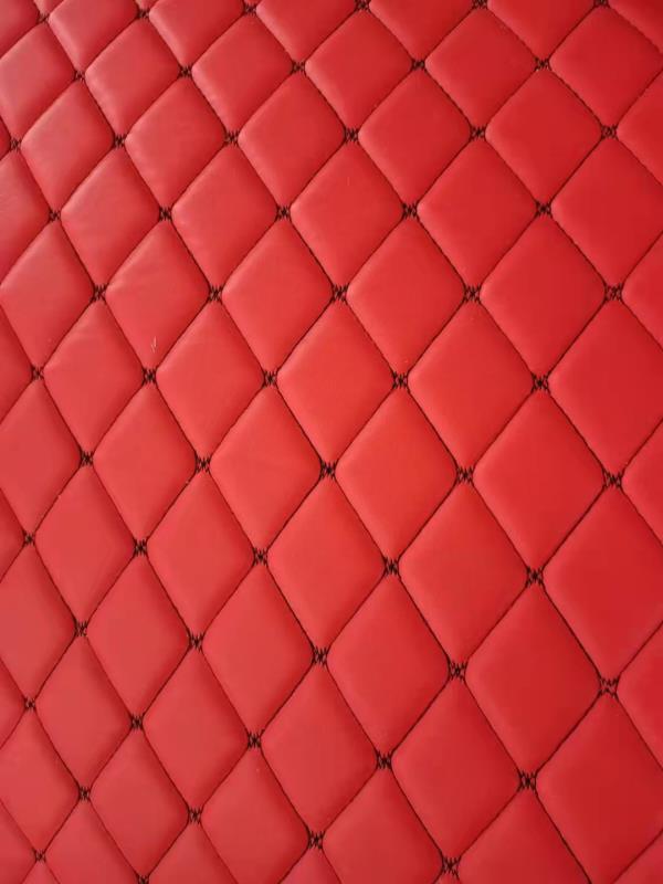 Red & Black Stitching Floor Mats Set
